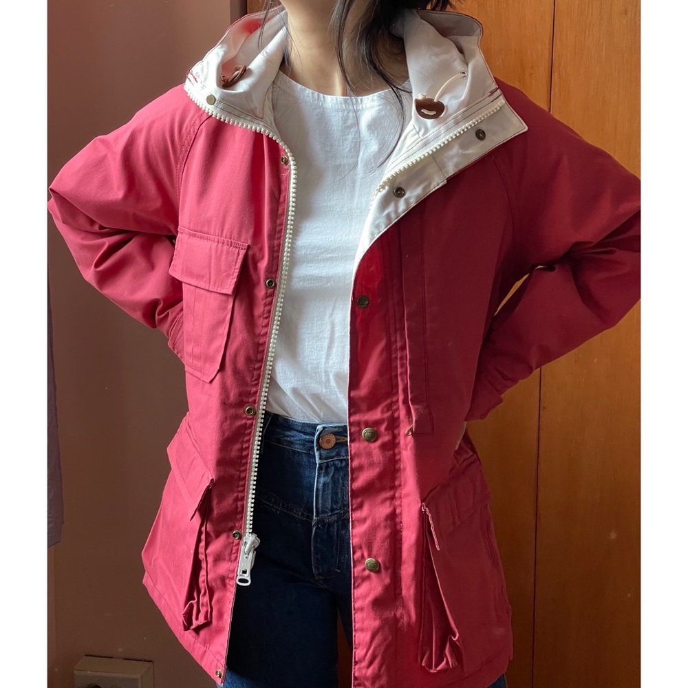 Vintage woolrich hoodie jacket parka XS